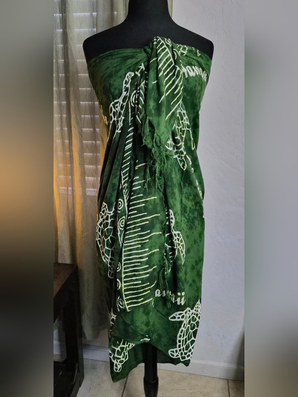 Sea Turtle Sarong Cover Up One Size #0415